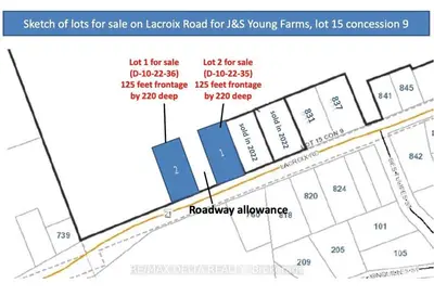Lot 1 Lacroix Road, Clarence-rockland, On K0a 2a0