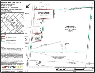 Vacant Land in Constance Bay - Dunrobin - Kilmaurs - Woodlawn